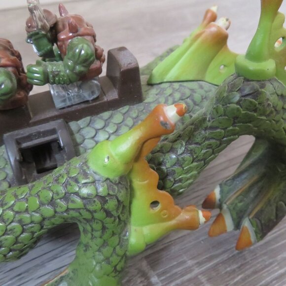 Mega Bloks Krystal Wars Marauders Cliff Green Dragon NO WINGS+2 Figures (K438) - Picture 8 of 10